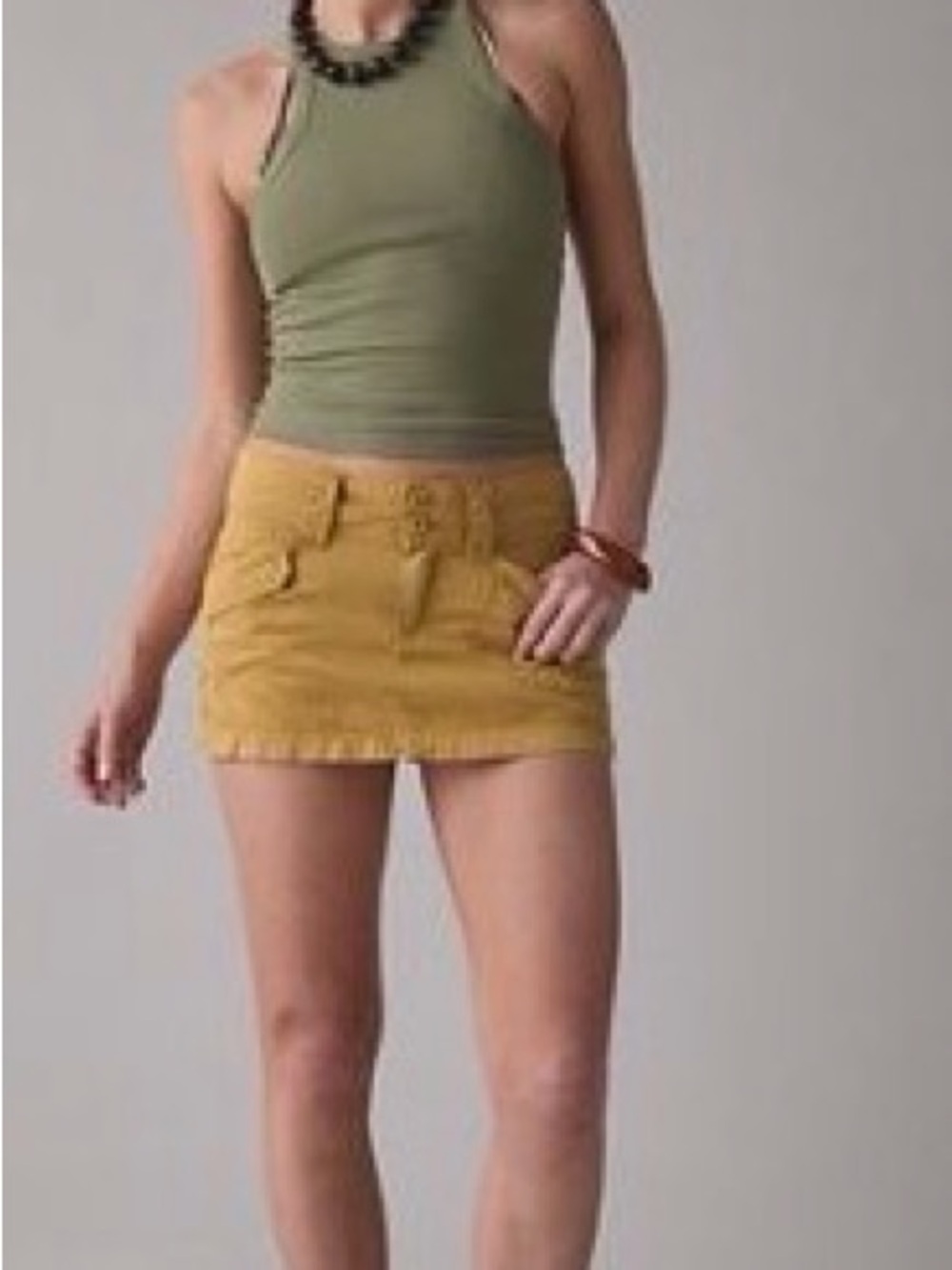 BDG Trail Star Utility Mini Skirt NWOT